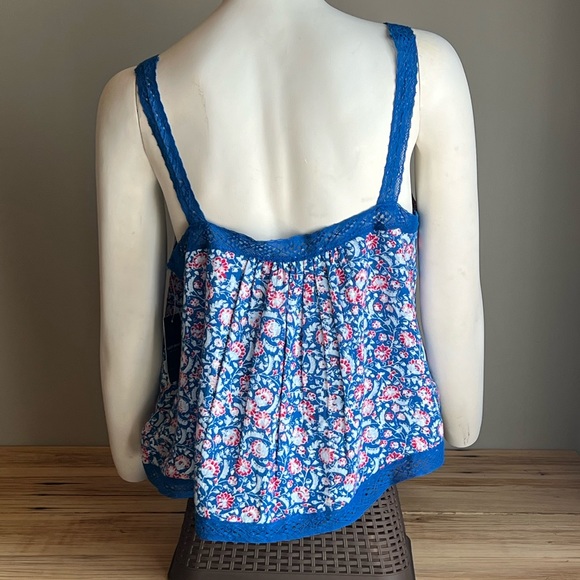 NWT Lucky Brand Floral Cami Tank Size Med - Picture 5 of 7